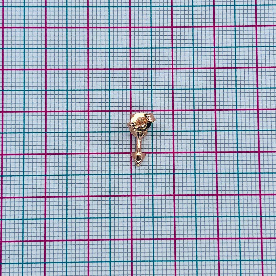 TOPO ✦ FLECHA BAÑO DE ORO ROSA 2