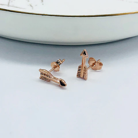 TOPO ✦ FLECHA BAÑO DE ORO ROSA