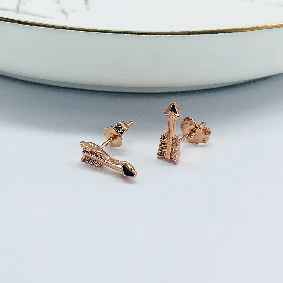 TOPO ✦ FLECHA BAÑO DE ORO ROSA 1