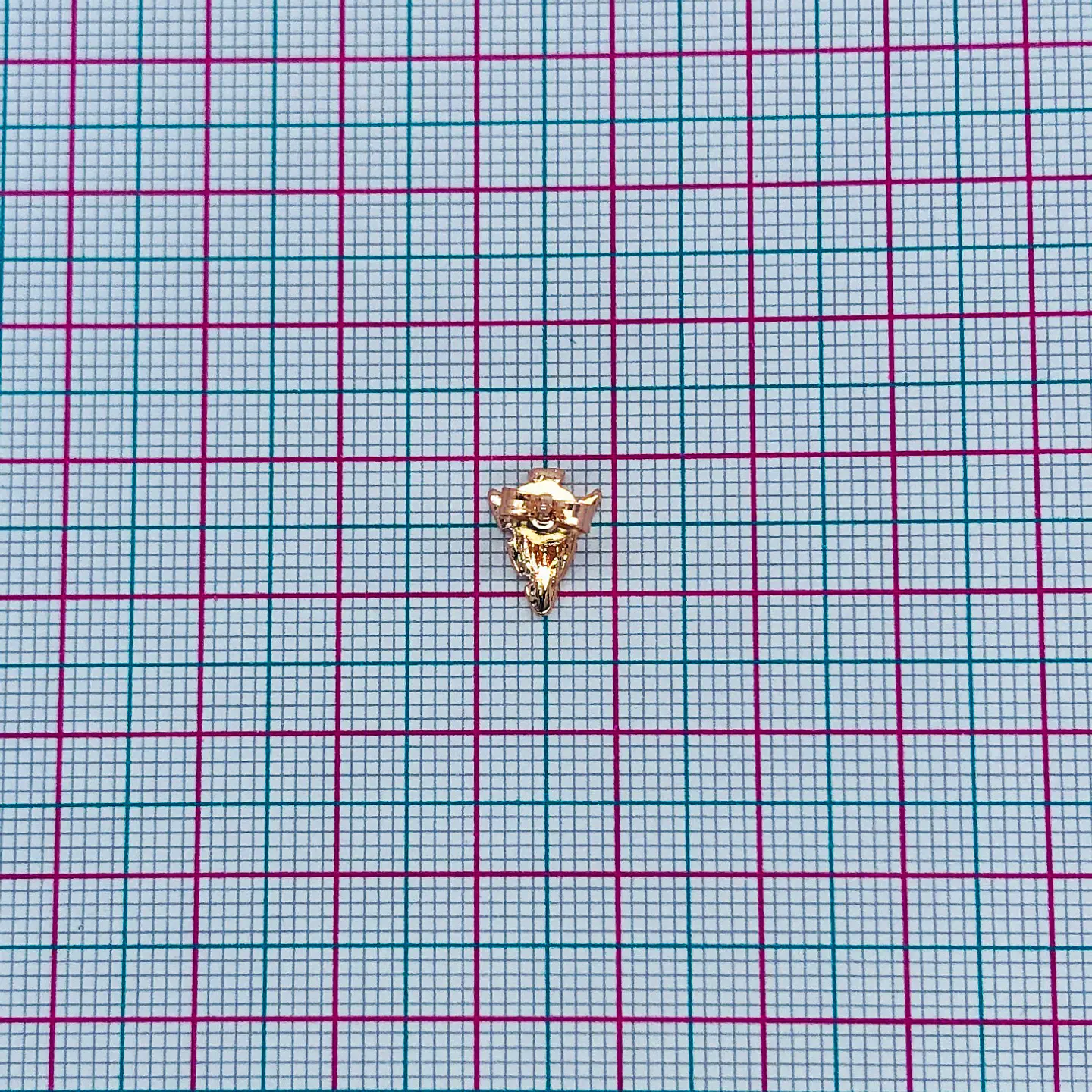TOPO ✦ PUNTA DE FLECHA BAÑO DE ORO ROSA 2