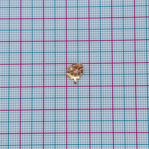 TOPO ✦ HOJA DE ARCE BAÑO DE ORO ROSA