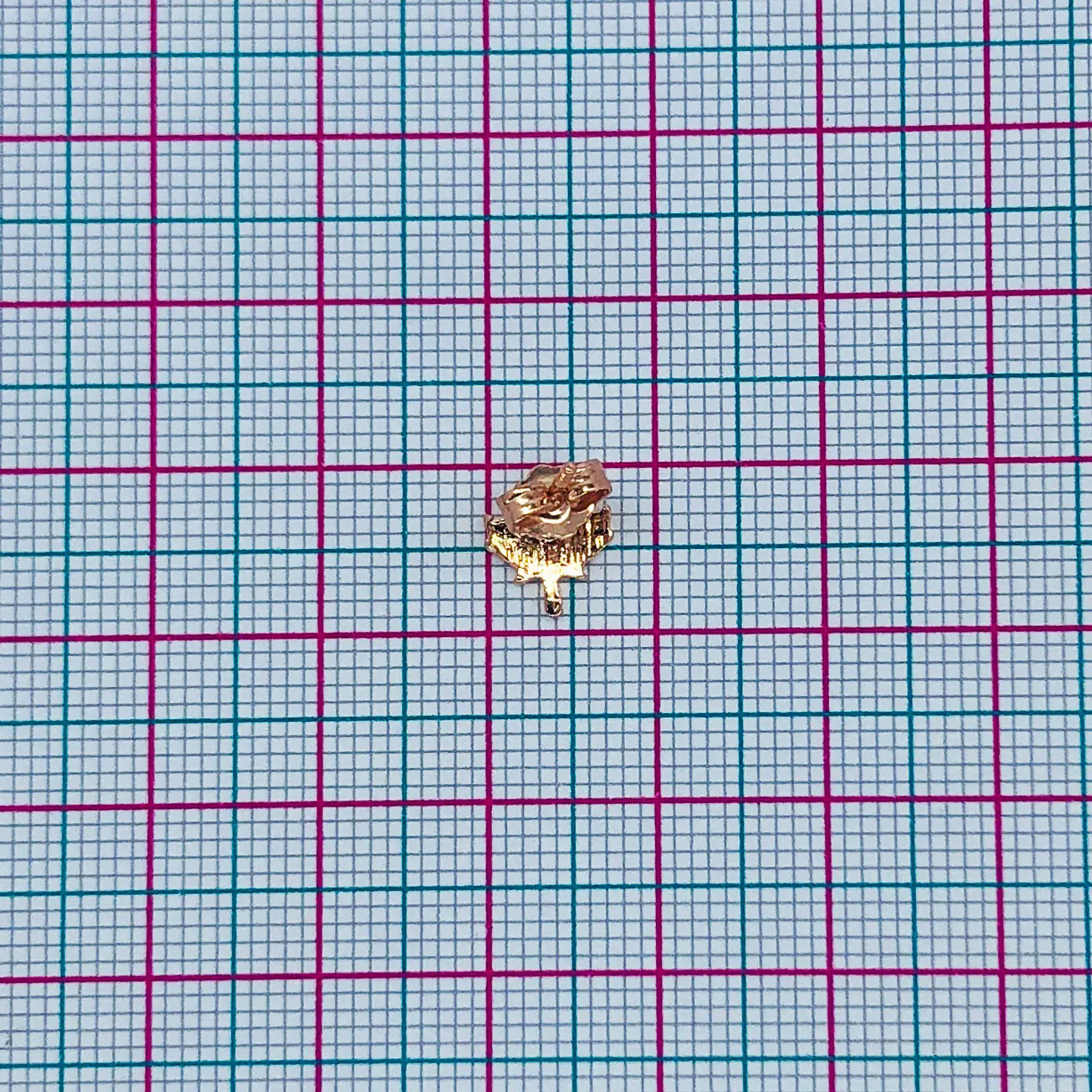 TOPO ✦ HOJA DE ARCE BAÑO DE ORO ROSA 2