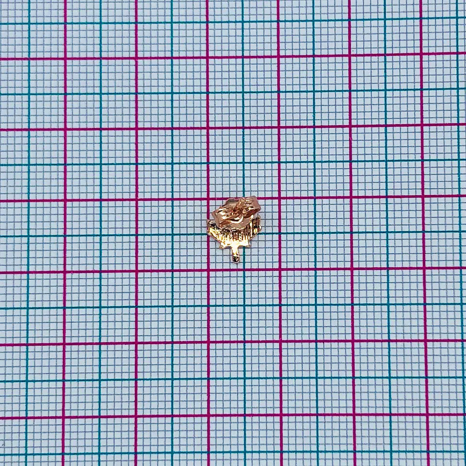 TOPO ✦ HOJA DE ARCE BAÑO DE ORO ROSA 2