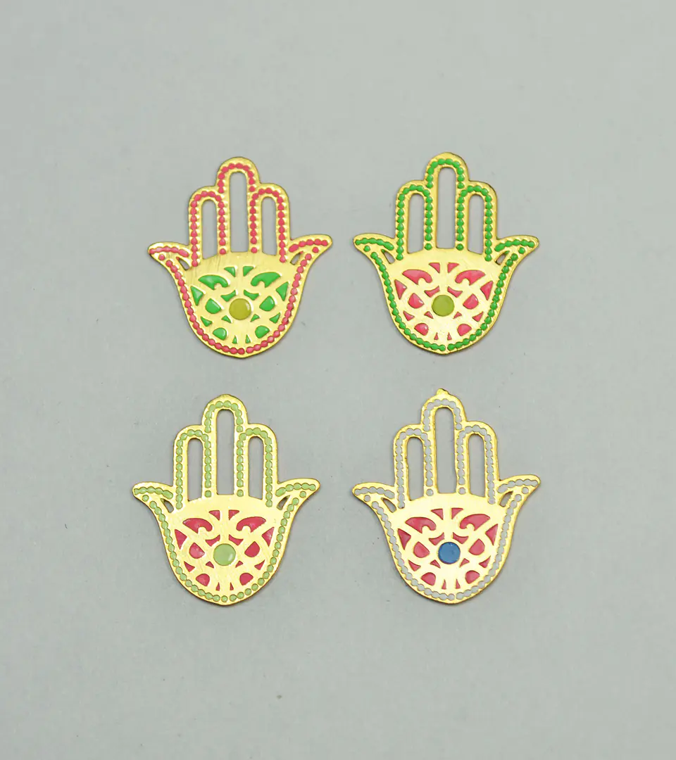 MANO HAMSA BAÑO DE ORO T4754 1