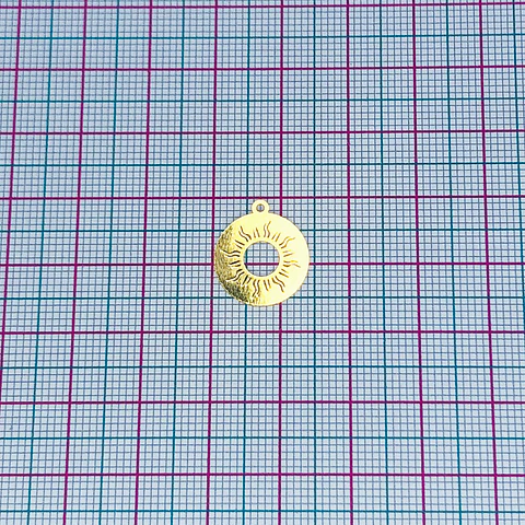 SOL MINI DIJE BAÑO DE ORO T8225