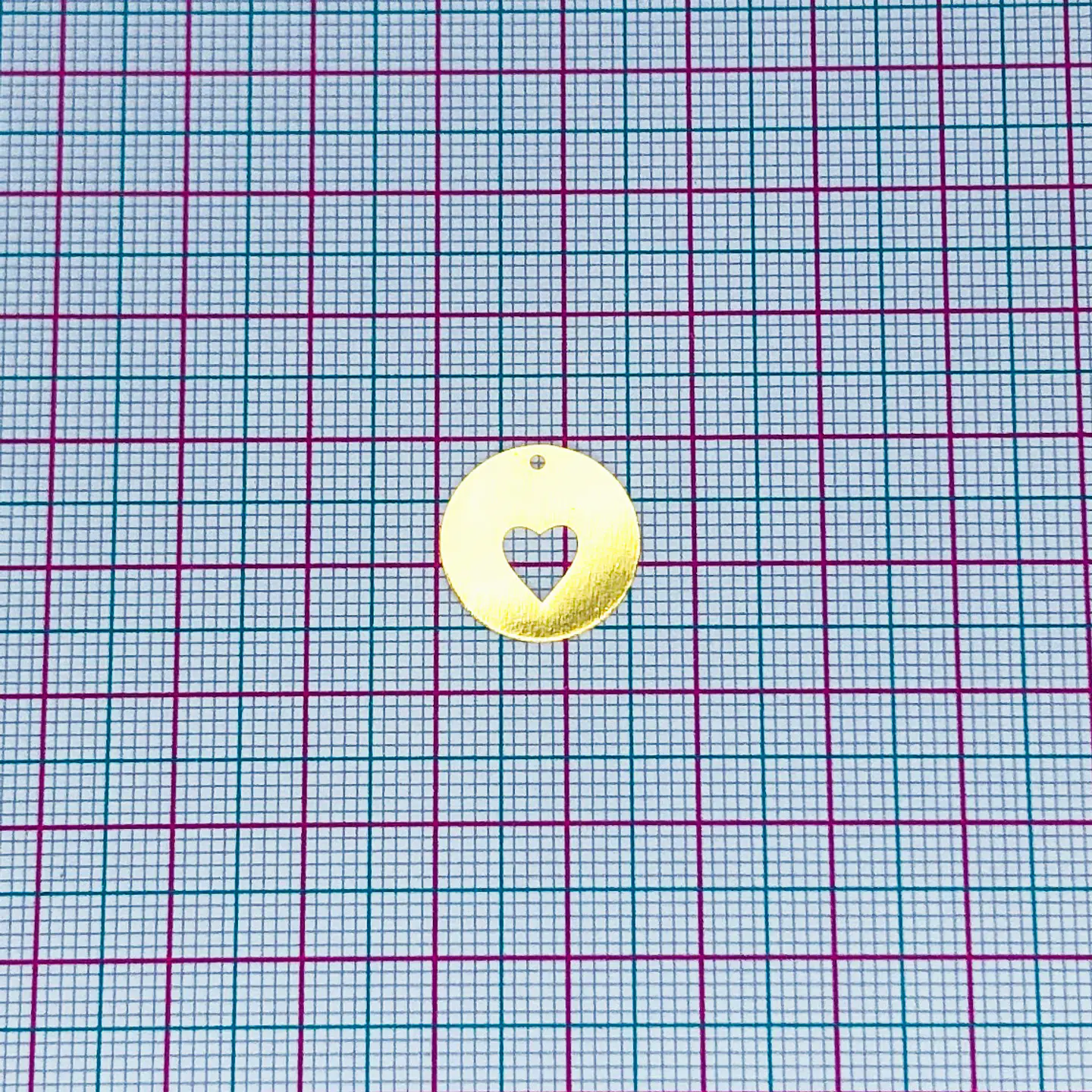 CORAZÓN MINI DIJE BAÑO DE ORO T8261 2