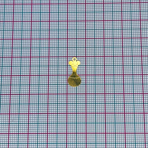 VASIJA PRECOLOMBINA MINI DIJE BAÑO DE ORO T-029