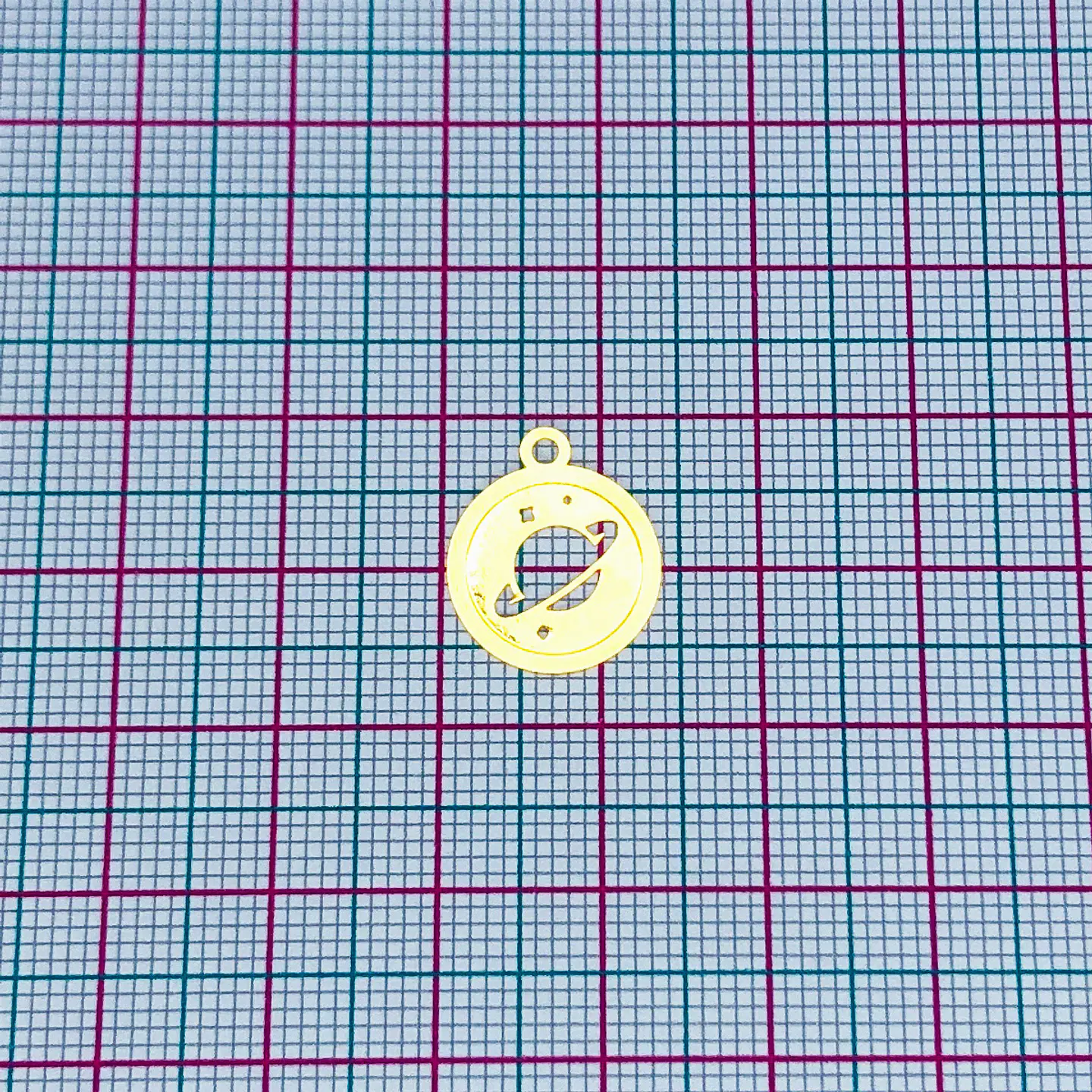 PLANETA MINI DIJE BAÑO DE ORO T-019 2