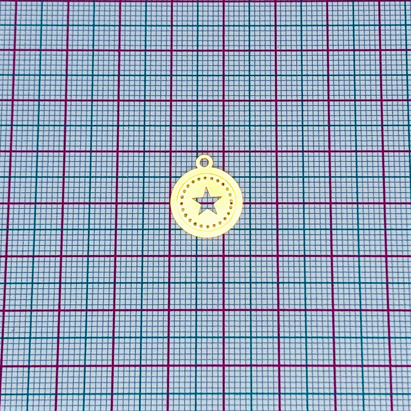 ESTRELLA MINI DIJE BAÑO DE ORO T-018 2