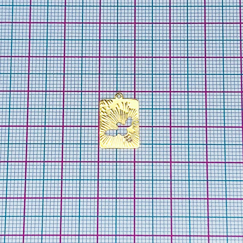 LIBÉLULA MINI DIJE BAÑO DE ORO T8186