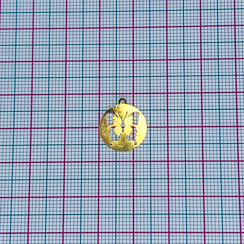 MARIPOSA MINI DIJE BAÑO DE ORO T8281