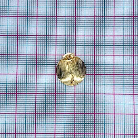 HERRAJE TOPO ✦ TEXTURIZADO BAÑO DE ORO 