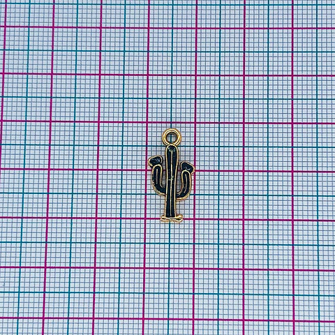 DIJE ✦ CACTUS BAÑO DE ORO 