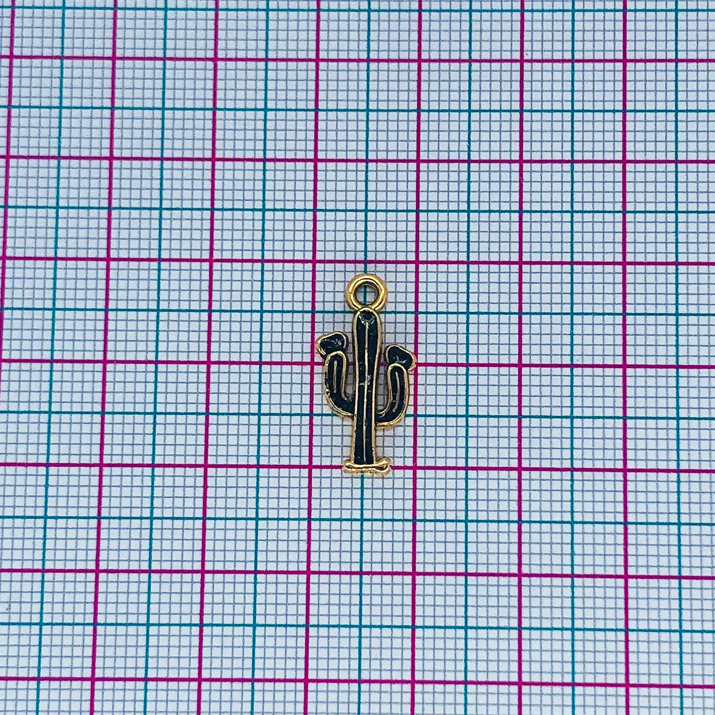DIJE ✦ CACTUS BAÑO DE ORO  2