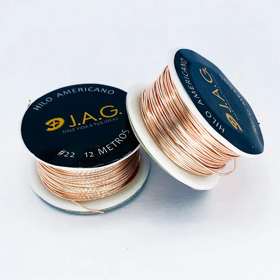 ALAMBRE BAÑO DE ORO ROSA JAG-AG-R (ESCOGE TU CALIBRE FAVORITO) 1
