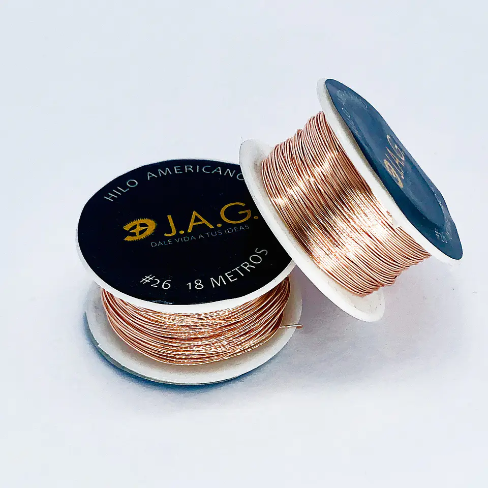 ALAMBRE BAÑO DE ORO ROSA JAG-AG-R (ESCOGE TU CALIBRE FAVORITO) 2