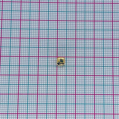 SEPARADOR ✦ CUBO BAÑO DE ORO 4MM