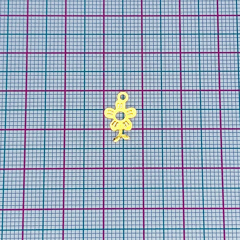 FLOR MINI DIJE BAÑO DE ORO FT-10-GOLD                                                         