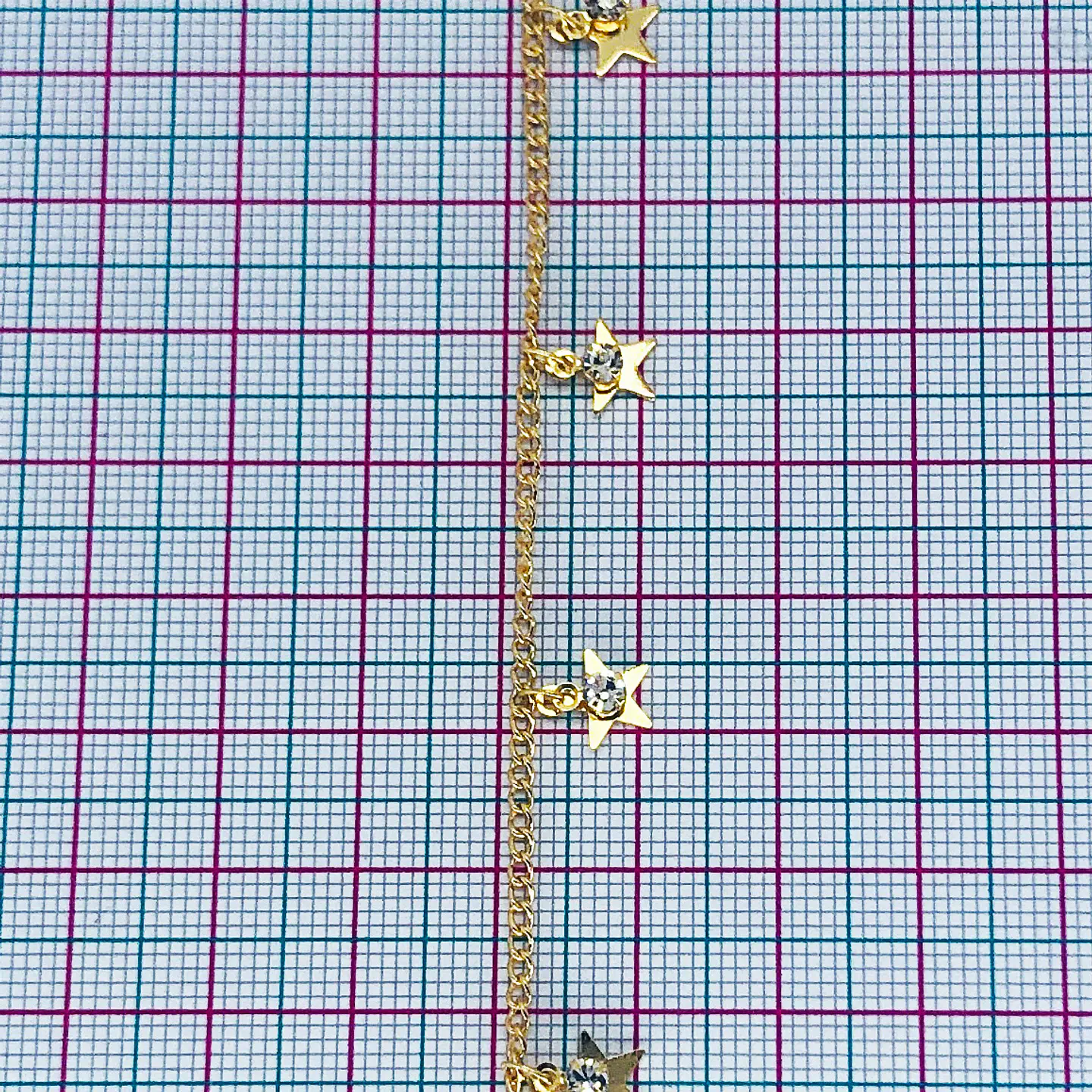 CADENA ESTRELLA CON ZIRCÓN MK-221-MT 2