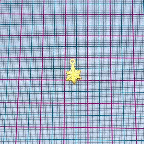 ESTRELLA MINI DIJE BAÑO DE ORO T5396                                  