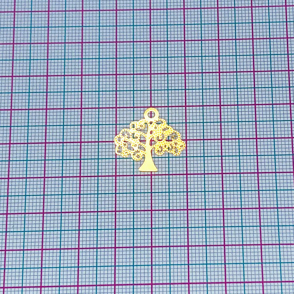 ÁRBOL MINI DIJE BAÑO DE ORO T5488                                       2