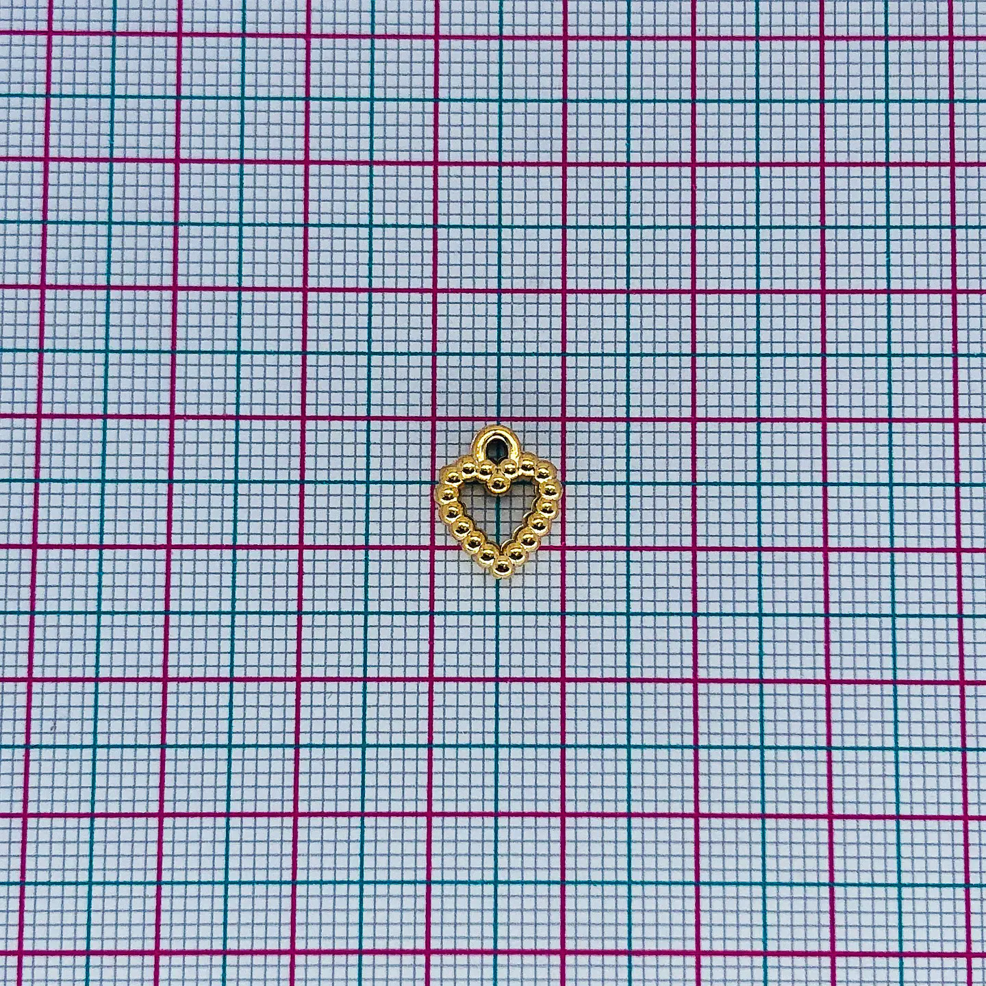 CORAZÓN BAÑO DE ORO T5444                              2