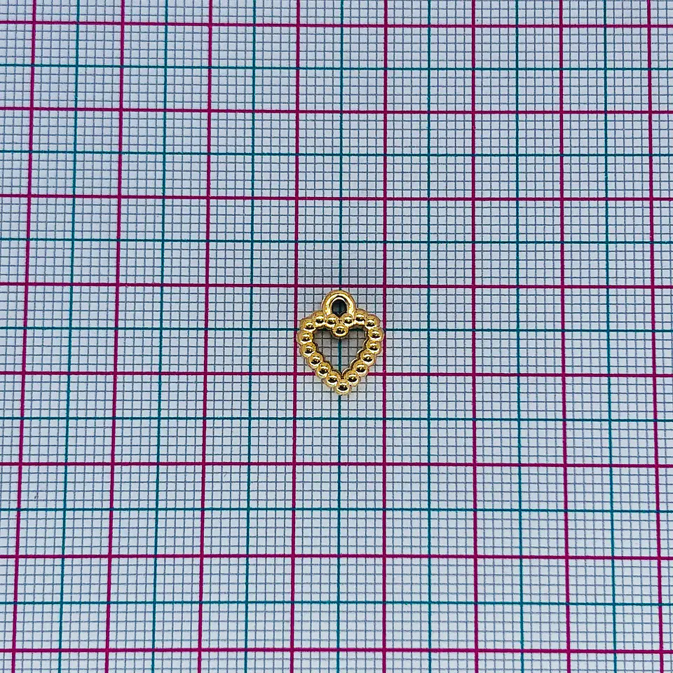 CORAZÓN BAÑO DE ORO T5444                              2