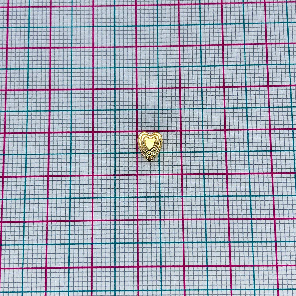 CORAZÓN BAÑO DE ORO T5458            2