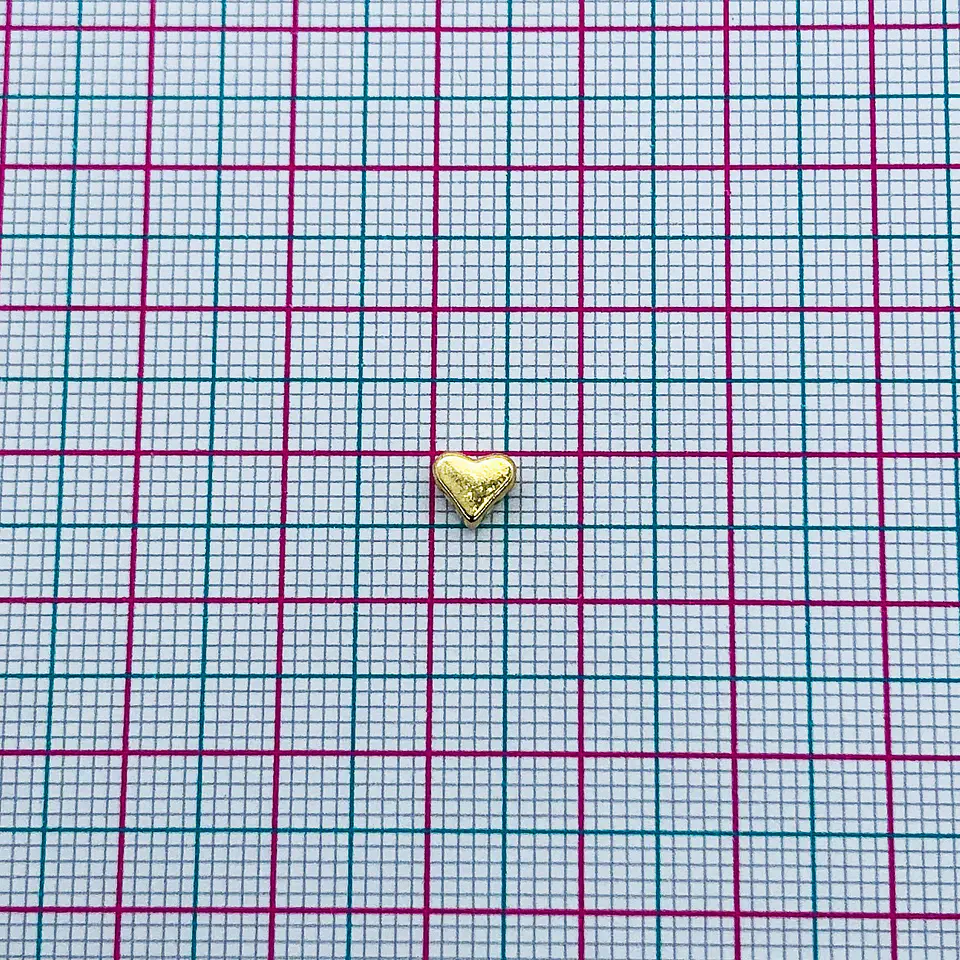 SEPARADOR ✦ CORAZÓN BAÑO DE ORO    2
