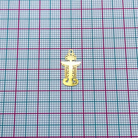 PRECOLOMBINO MINI DIJE BAÑO DE ORO T-028