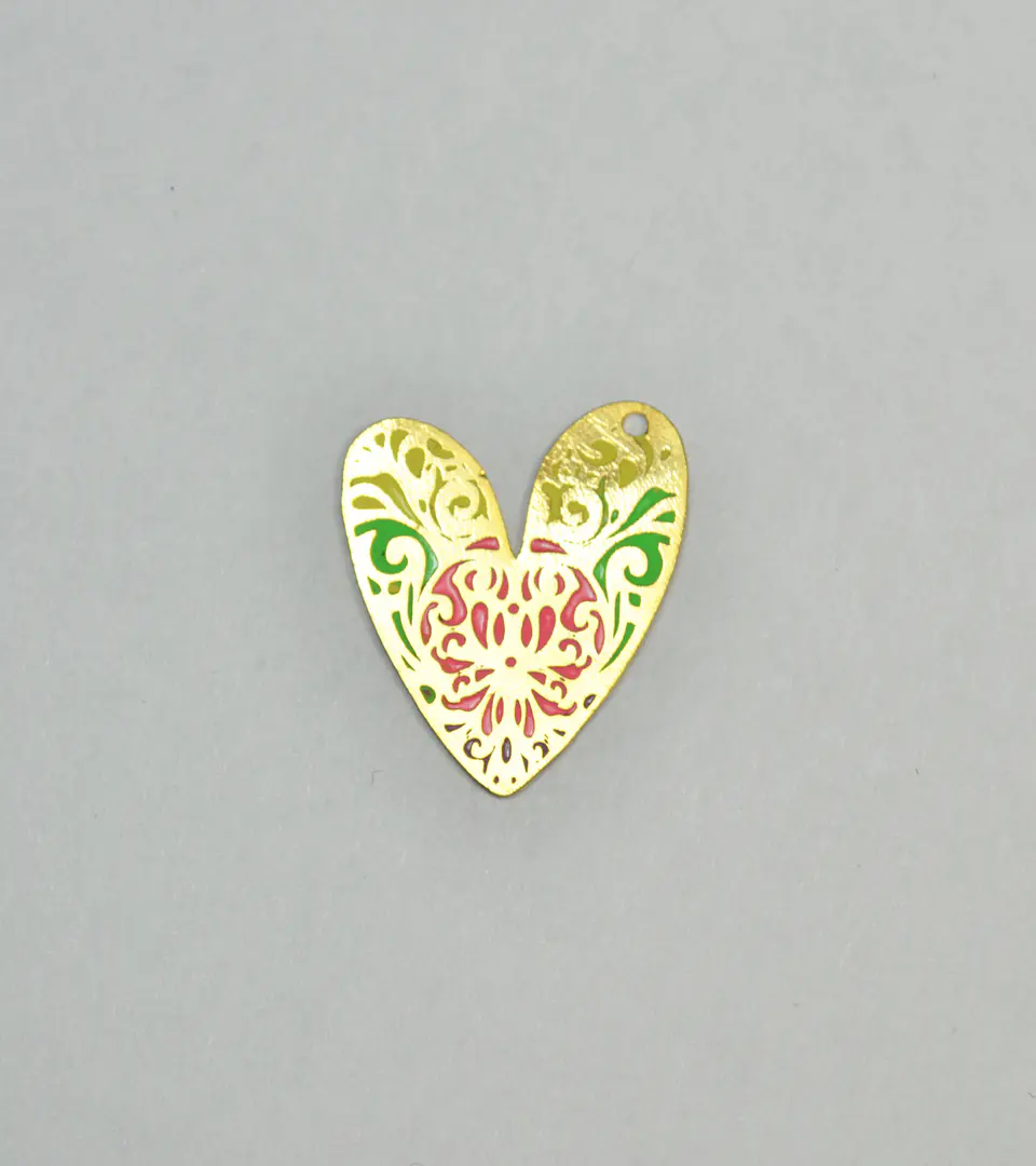 CORAZÓN BAÑO DE ORO T4865  1
