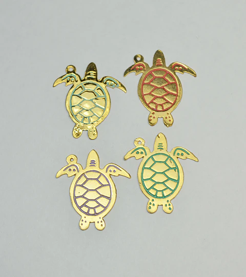 TORTUGA BAÑO DE ORO T4867 