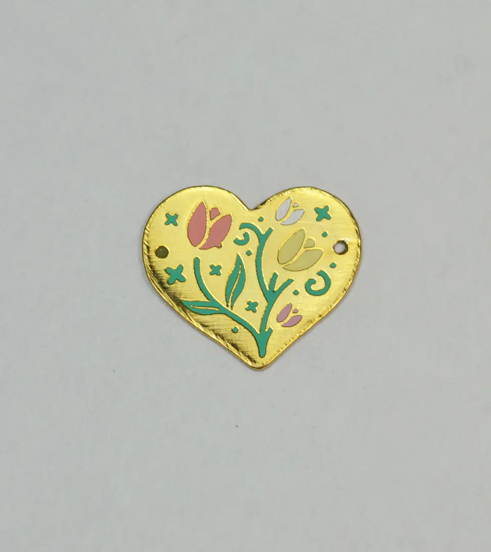 CORAZÓN BAÑO DE ORO T4952 1