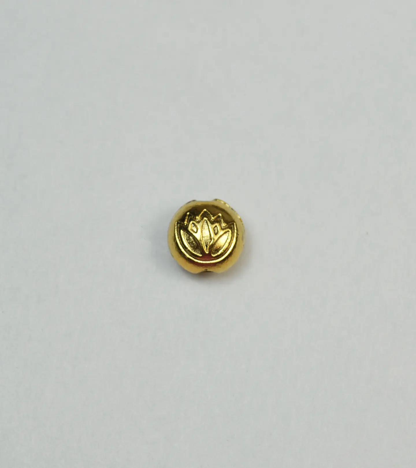 FLOR DE LOTO BAÑO DE ORO H2194 1
