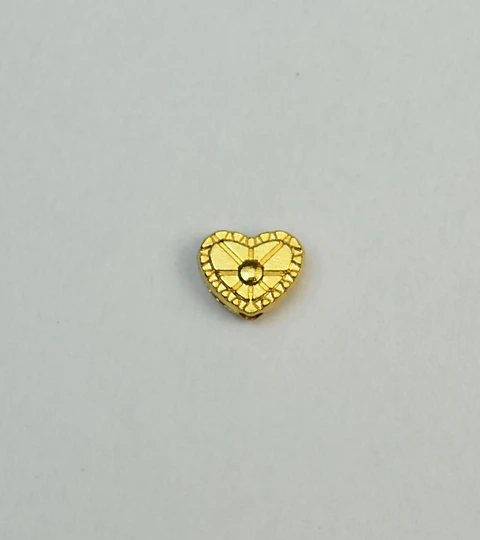 CORAZÓN BAÑO DE ORO T4365