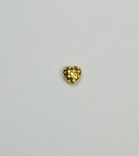 CORAZÓN BAÑO DE ORO T4366