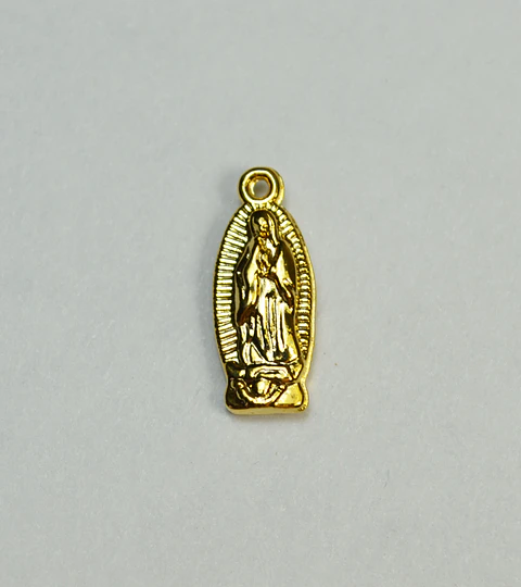 DIJE VIRGEN DE GUADALUPE BAÑO DE ORO