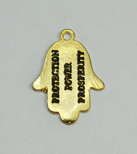 MANO HAMSA BAÑO DE ORO T3265-1
