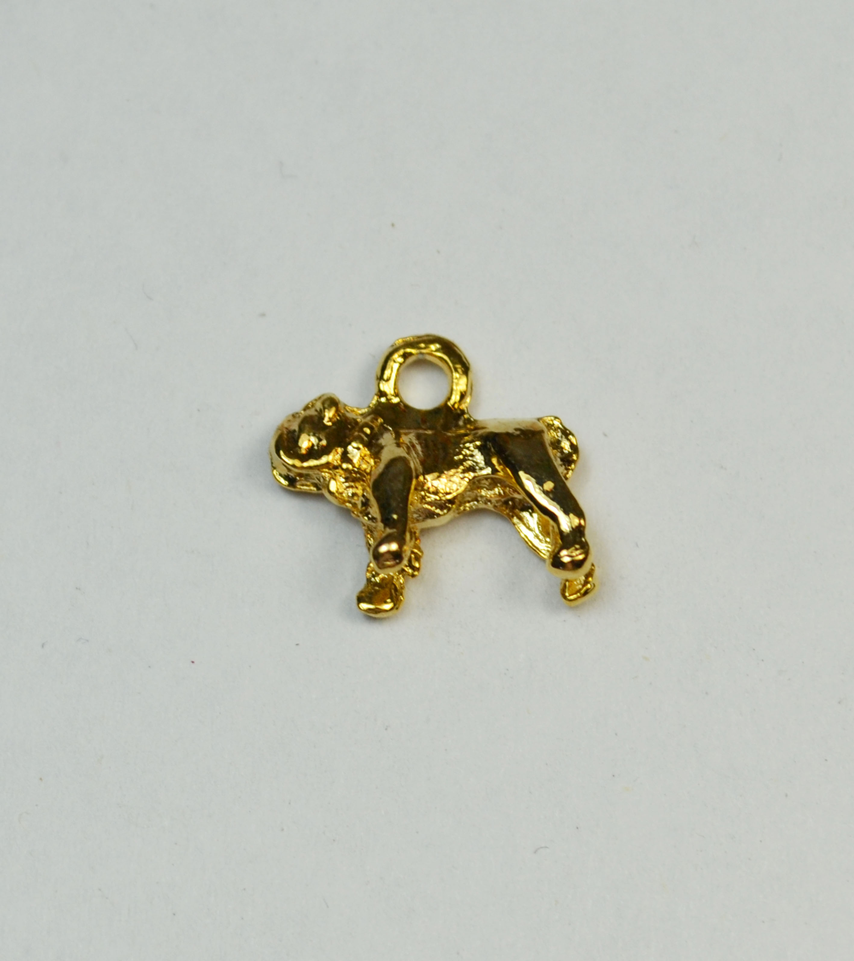 PERRO BULLDOG BAÑO DE ORO T3941  1