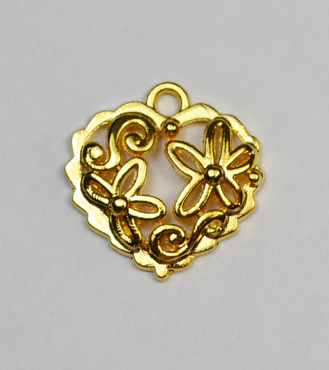 CORAZÓN BAÑO DE ORO T4902