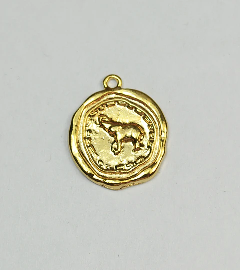 MEDALLA  BAÑO DE ORO T10255