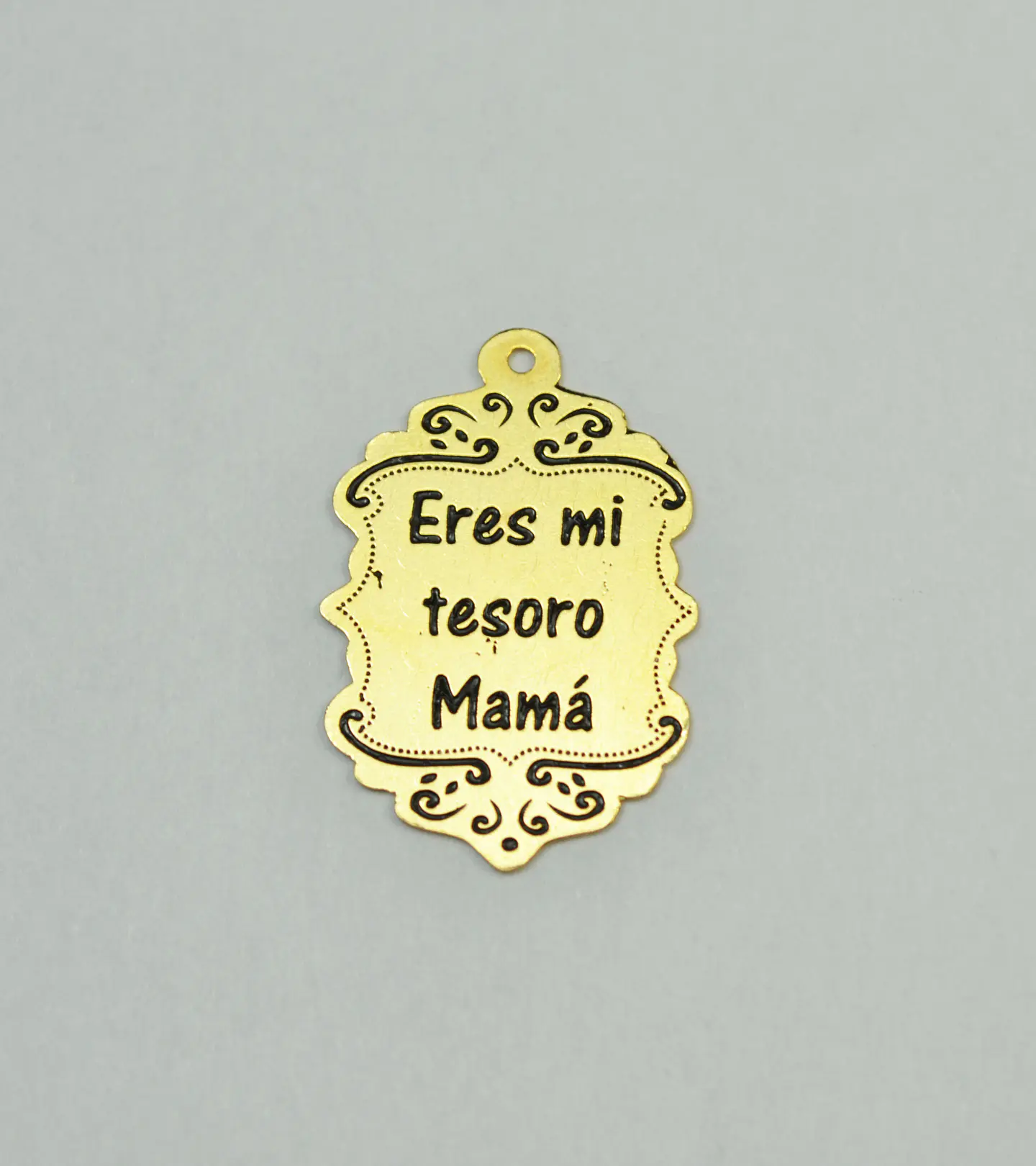 PLACA FRASE MAMÁ BAÑO DE ORO T2514-7 1