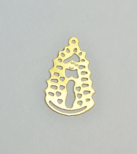 DIJE VIRGEN BAÑO DE ORO