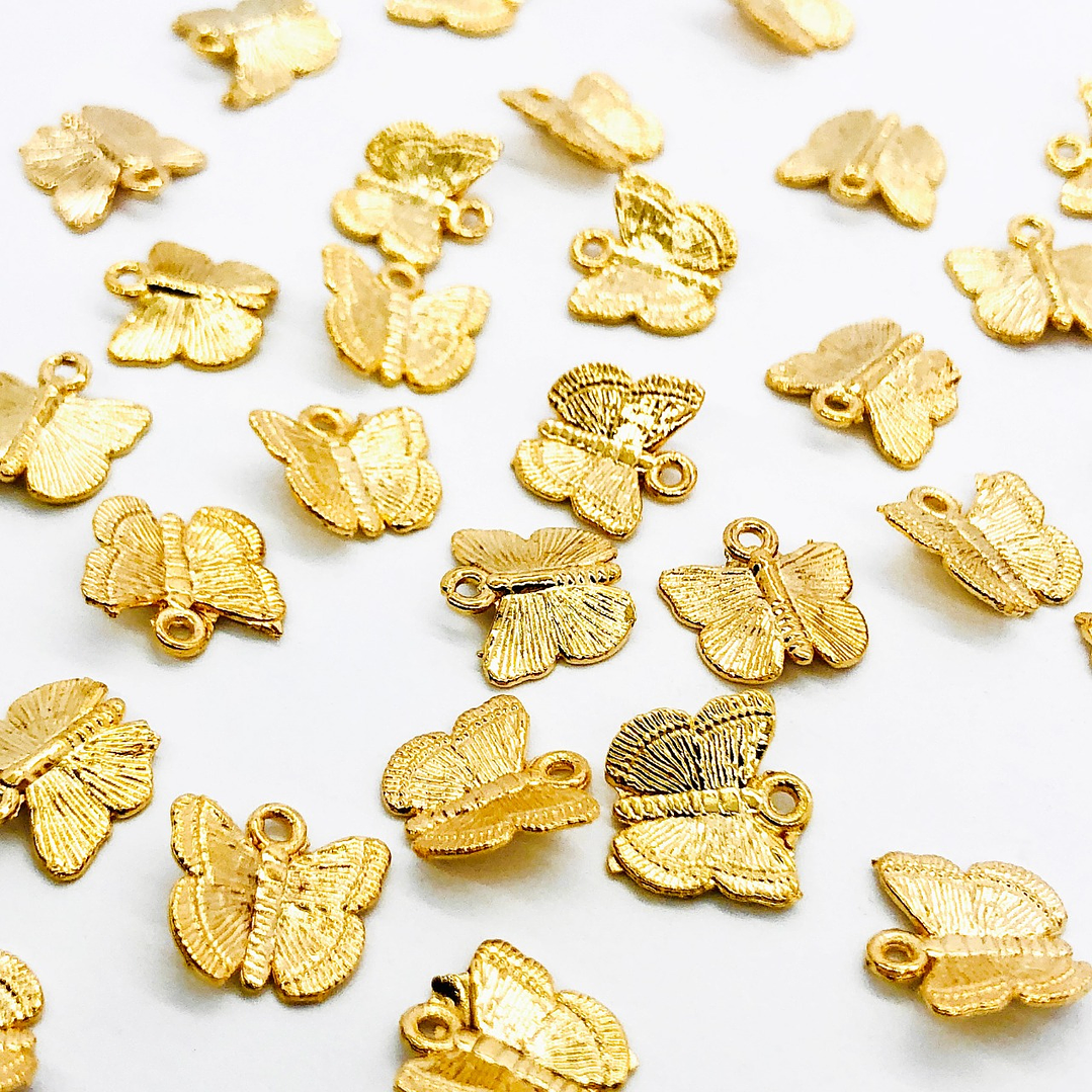 DIJE MARIPOSA BAÑO DE ORO 1