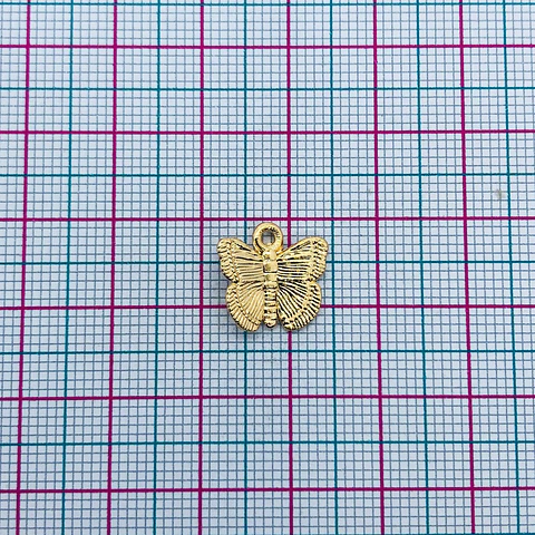 DIJE MARIPOSA BAÑO DE ORO