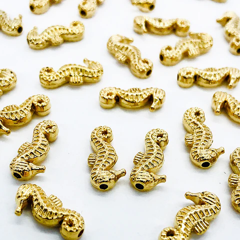 CABALLO DE MAR BAÑO DE ORO W-6629-GOLD