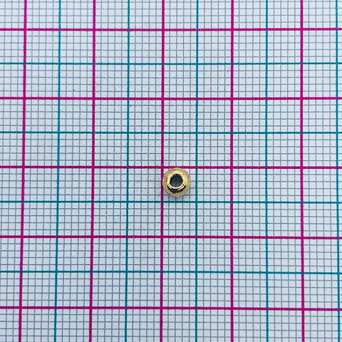 SEPARADOR ✦ BALÍN BAÑO DE ORO 4MM                        