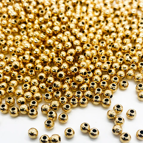 SEPARADOR ✦ BALÍN BAÑO DE ORO 4MM                           