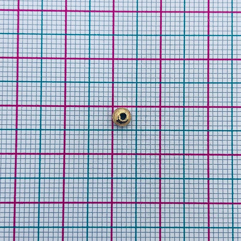 SEPARADOR ✦ BALÍN BAÑO DE ORO 4MM                           