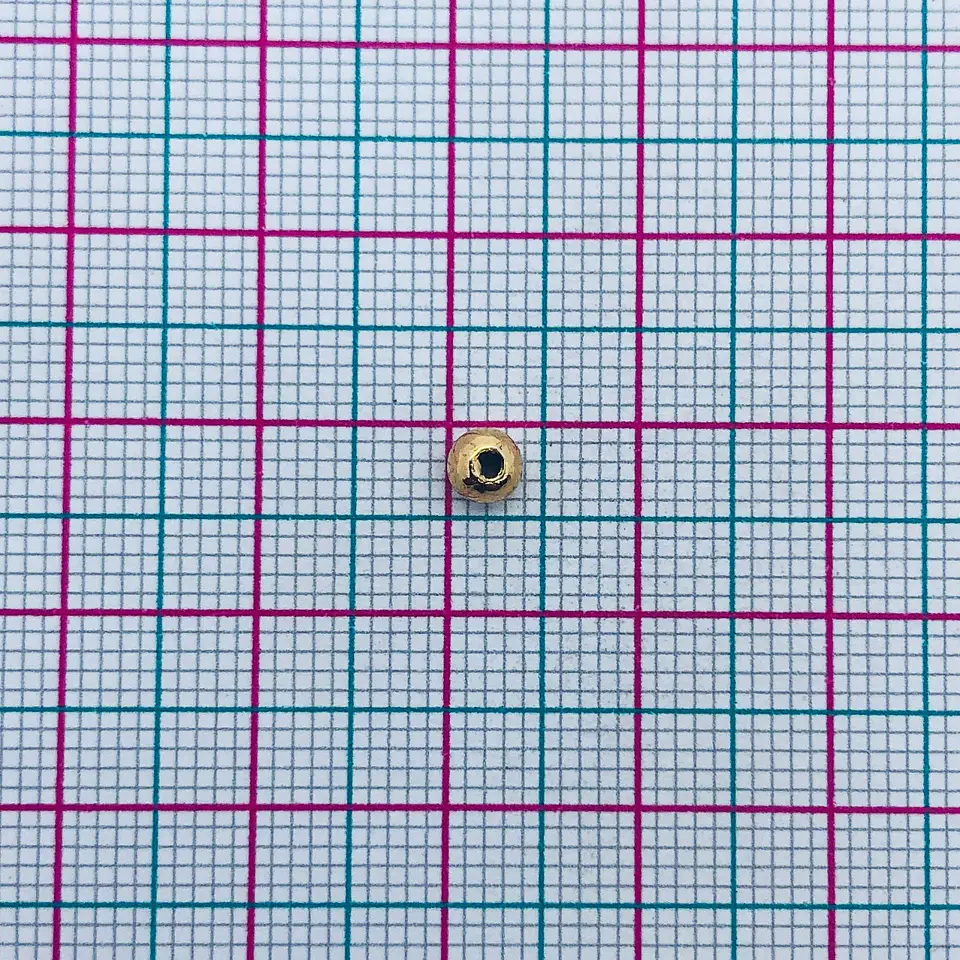 SEPARADOR ✦ BALÍN BAÑO DE ORO 4MM                            2